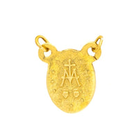 Miraculous Small Pendant on 14K Yellow Gold Necklaces