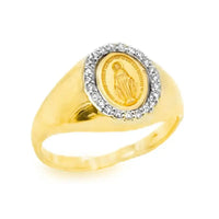 Miraculous with Diamond on 14K Yellow Gold Rings