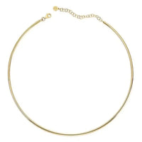 14K Yellow Gold Omega Choker