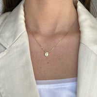 Miraculous Small Pendant on 14K Yellow Gold Necklaces