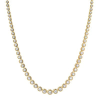 14K Yellow Gold & Diamonds Necklace
