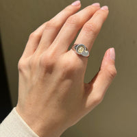 Miraculous with Diamond on 14K White Gold Rings
