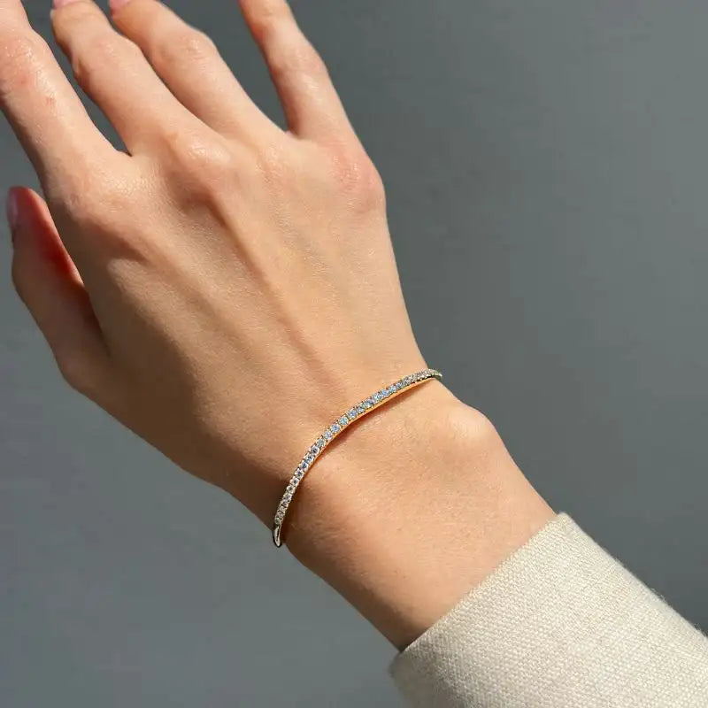 18K White Gold & Diamond Bracelets