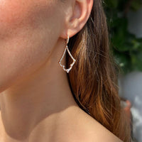 Royal 14K Rose Gold & Diamonds Earrings