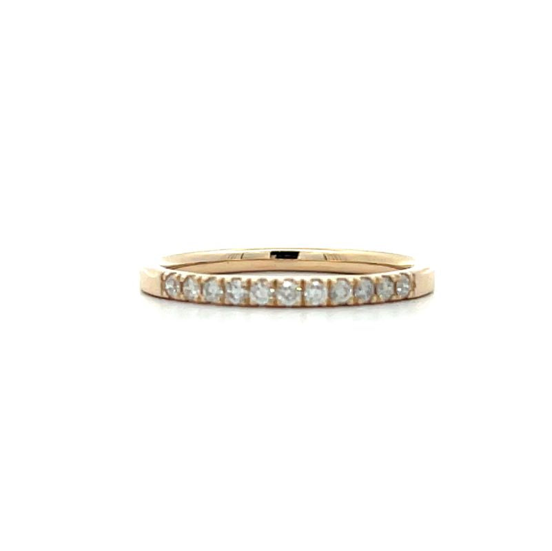 Diamond Birthstone April 14K Yellow Gold Rings