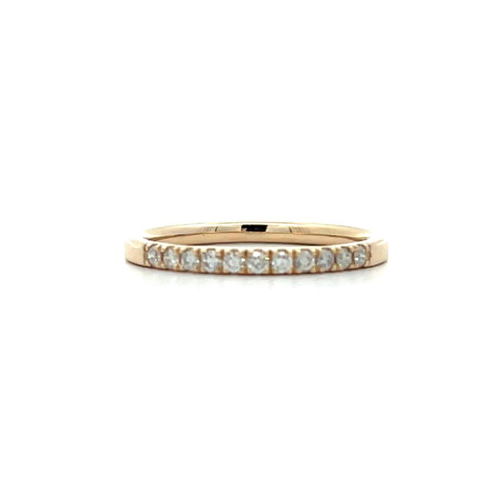 Diamond Birthstone April 14K Yellow Gold Rings