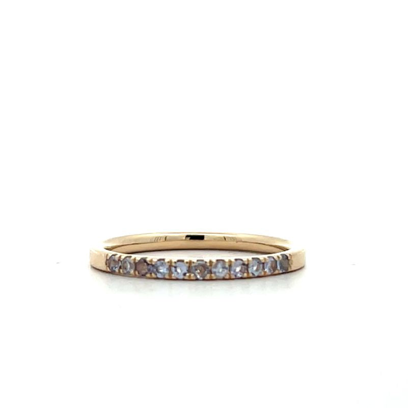 Tanzanite Birthstone December 14K Yellow Gold Rings
