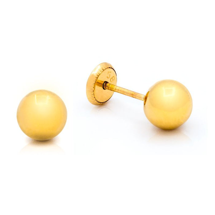 Aretes hoop multicolor con oro amarillo 