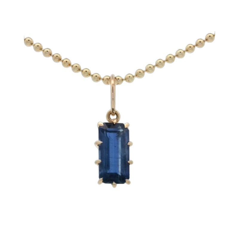 Dije de malaquita & esmeralda con diamantes en oro amarillo 