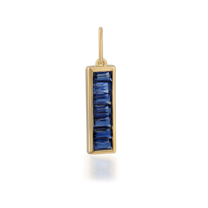 Kyanite with 14K Yellow Gold Charm