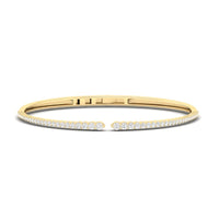 Brazalete con oro amarillo y diamantes