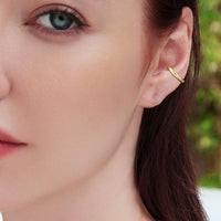 14K Yellow Gold Ear Cuff