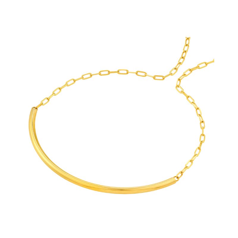 Collar bola con estrellas de oro amarillo y diamantes 