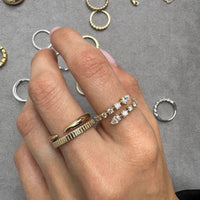 Anillo abierto de 14 K oro amarillo