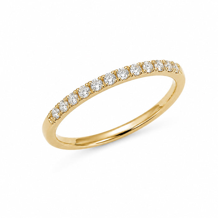 Diamond Birthstone April 14K Yellow Gold Rings