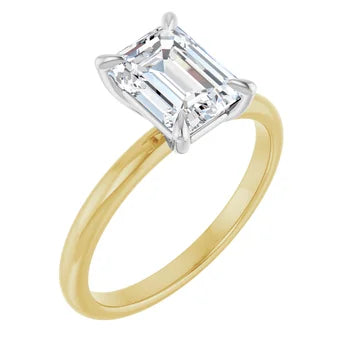 Emerald 1.5ct LG Diamond Engagement Ring