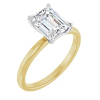 Emerald 1.5ct LG Diamond Engagement Ring