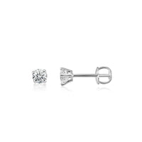 Lab Grown 0.35ct 14K White Gold Diamond Studs