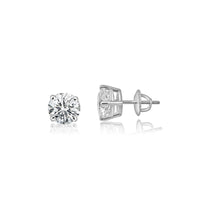 Lab Grown 3ct 14K White Gold Diamond Studs