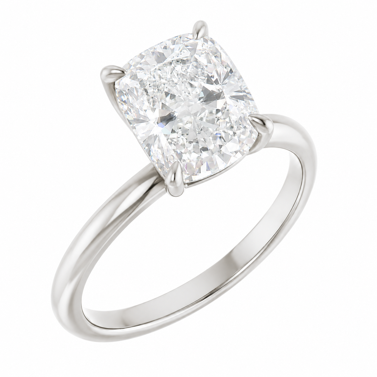 Cushion Brilliant 1.55ct LG Diamond Engagement Ring