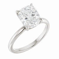 Cushion Brilliant 1.55ct LG Diamond Engagement Ring