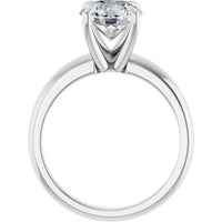 Anillo de compromiso con diamante de laboratorio redondo de 1.84ct
