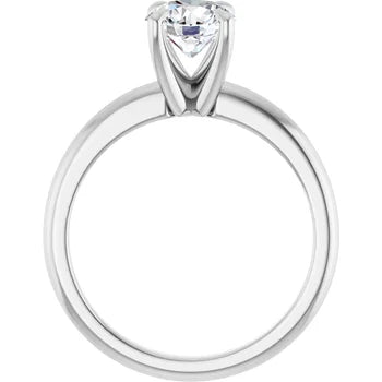 Round 0.90ct LG Diamond Engagement Ring