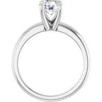 Round 0.90ct LG Diamond Engagement Ring