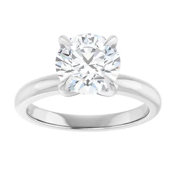Anillo de compromiso con diamante de laboratorio redondo de 1.84ct