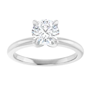 Round 0.90ct LG Diamond Engagement Ring