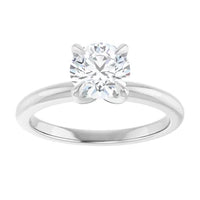 Round 0.90ct LG Diamond Engagement Ring