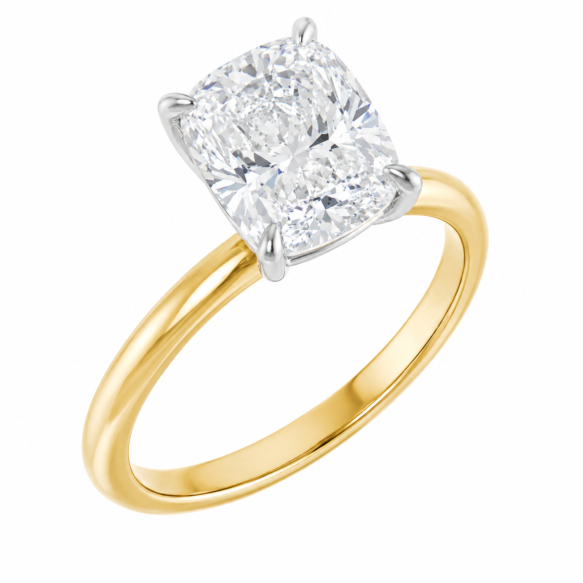 Cushion Brilliant 1.55ct LG Diamond Engagement Ring