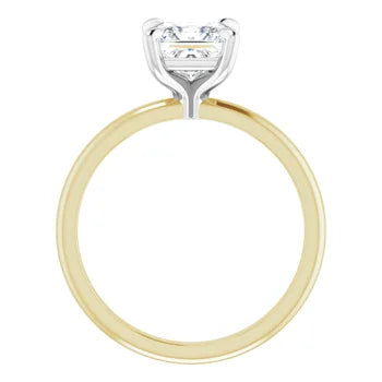Anillo de compromiso con diamante de laboratorio princesa de 1.22ct