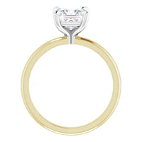 Anillo de compromiso con diamante de laboratorio princesa de 1.22ct