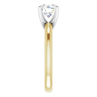 Round 1.17ct LG Diamond Engagement Ring
