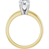 Round 0.90ct LG Diamond Engagement Ring