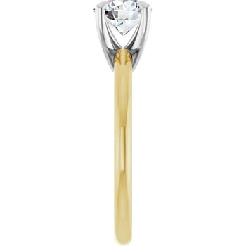 Round 0.90ct LG Diamond Engagement Ring