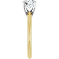 Round 0.90ct LG Diamond Engagement Ring