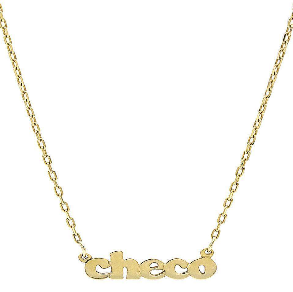 Adriana Name Necklace - 18k Gold Plated Stainless Steel Personalized Jewelry Gift - View #9