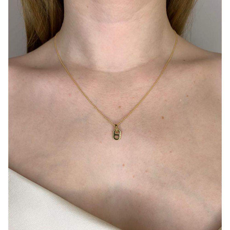 14K Yellow Gold Mariner Link Necklace