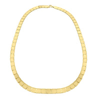 14K Yellow Gold Squares Necklace