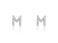 14K White, Yellow or Rose Gold Single or Pair Earrings with Diamonds
