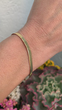 14K Yellow Gold Herringbone Bracelet