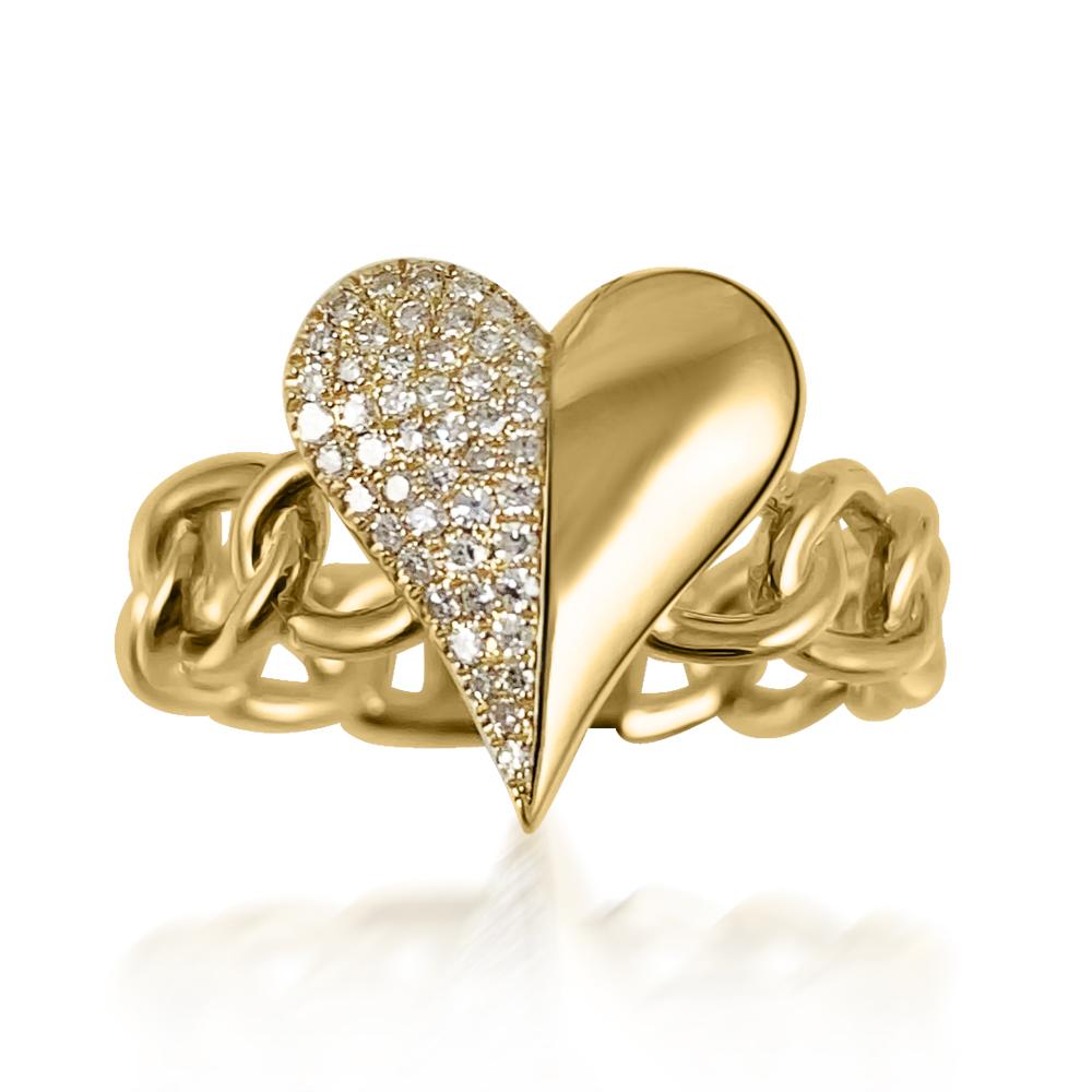 Newshe Romantic Heart Shape Rose Gold Engagement Ring Set for Women  Enhancer Wedding Band 925 Sterling Silver AAAAA Cz - AliExpress