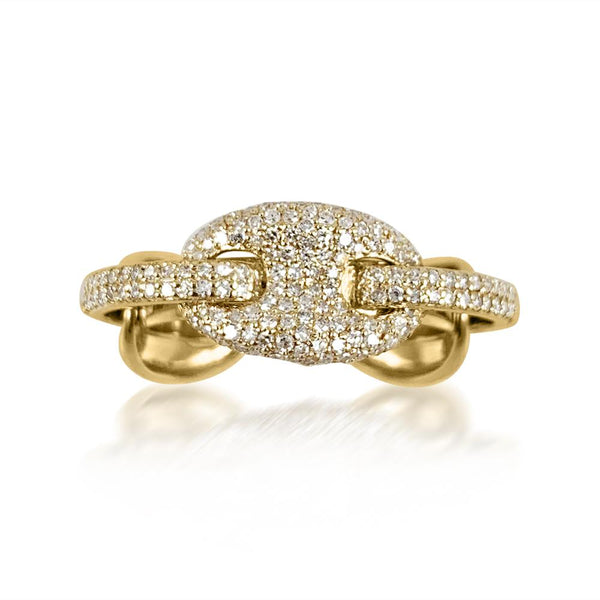 Mariner Diamond Ring   14K Yellow Gold Diamond: 0.59 ct