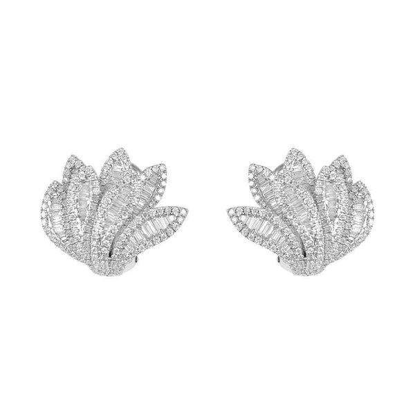 Wings Baguette Diamond 14K White Gold